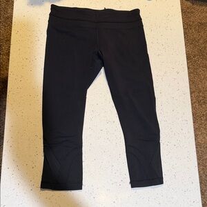 Black Lululemon Leggings size 8